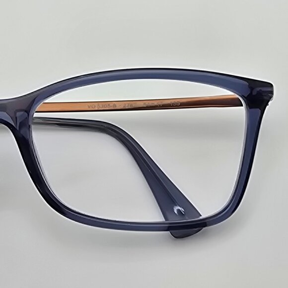 Vogue VO5305-B 2762 Blue Transparent Bronze Rhinestone Eyeglasses Frame w/ Case - Picture 12 of 15